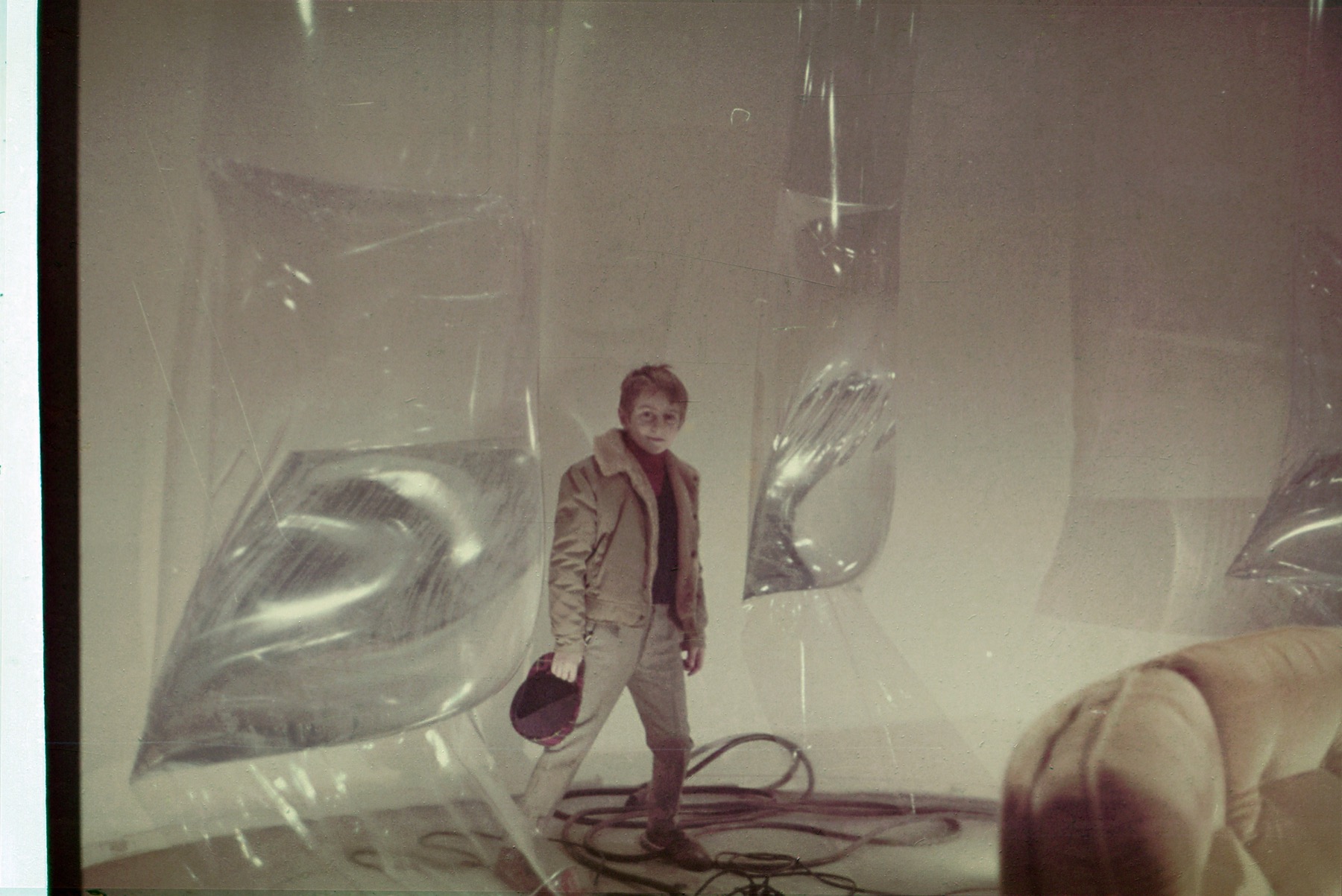 Frédéric Keller pendant un montage en 1967