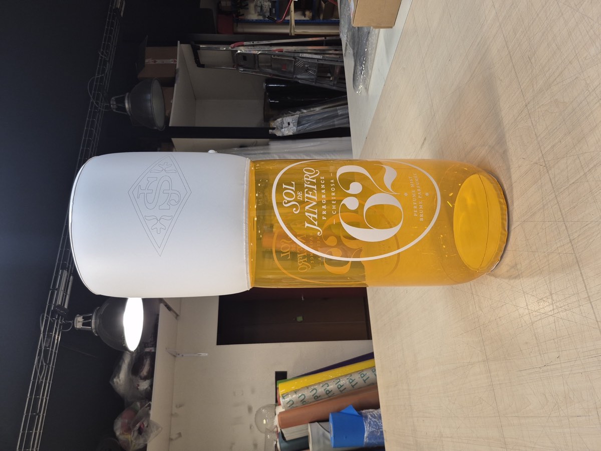 Produit géant gonflable Sol de Janeiro numéro 62 en PVC transparent