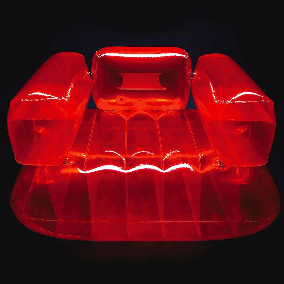 Mobilier gonflable transparent Quasar Khanh
